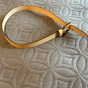 Leather cream Lauren Ralph Lauren belt